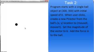 Intro Java Particle Tasks