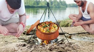 Handi Biriyani cooking at River Bank