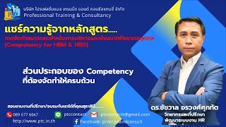 ส่วนประกอบของ Competency ที่ต้องจัดทำให้ครบถ้วน