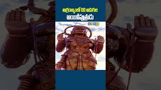 అగ్రరాజ్యంలో 100 అడుగుల అంజనీపుత్రుడు #sahasamedia