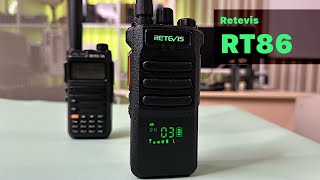 Professional radio station Retevis RT86. Encryption measurements and verification