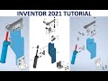 Inventor 2021 Tutorial #196 | Assembly Presentation 3D Modeling Exploded