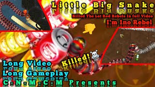 Little Big Snake🎯Long Gameplay🤓Kill The Epic Rebels☠️☠️Kill The Lot Red Rebels In Full Video😎😎