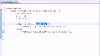 Part 11: Java Programming Tutorial - Logical Operators