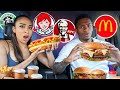 TRYING OUR SUBSCRIBERS FAVORITE FAST FOOD MENU ITEMS!