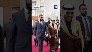 أحمد الشرع الجولاني يلتقي رئيس جهاز الأمن الاستراتيجي البحريني في دمشق  #shortsvideo #shortvideo #