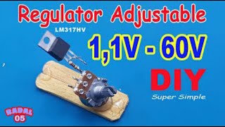 LM317HV power supply variable regulator adjustable Voltage reducer