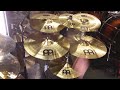 meinl hcs cymbal super set 20r 18c 16c 16ch 14h 10s