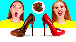 Real Food vs Chocolate Food Challenge | Prank Wars by TeenTeam Challenge