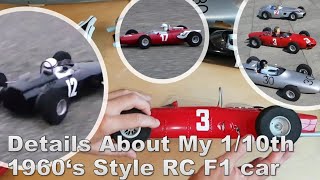 1960s Style DIY RC F1 Car In Detail