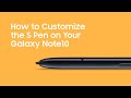 How to Customize the S Pen on Your Galaxy Note10