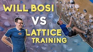 Will Bosi vs The Lattice 45 Board | Climbing Training