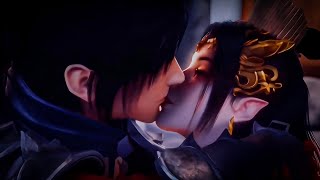 Xiao Yan And Queen Medusa First Kiss 😘😘|Battle Through The Heavens #donghua #btth #xiaoyan #medusa