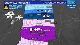 Live Doppler 13 Radar | Tracking the winter storm across Indiana