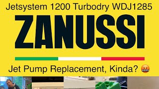 Zanussi WDJ1285 Jetsystem 1200 TurboDry, Jet Pump Replacement, Kinda? @servisslimline