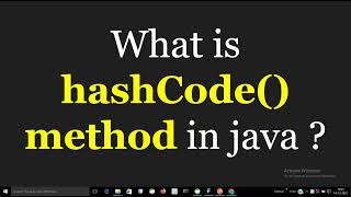 What is HashCode() in Java ? | Java hashcode Method