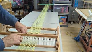 warping a rigid heddle loom