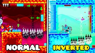 DASH but INVERTED COLORS | GEOMETRY DASH 2.2