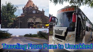 Traveling from pune to Umarkhed. #punekar #vlogs