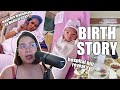 My Birth Story | epidural delivery at 36 weeks + hospital bill reveal