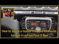 How to delete a mobile from the Bluetooth system in a Ford S Max