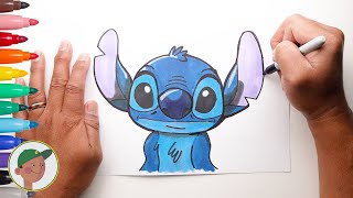 How To Draw Stitch From Lilo And Stitch