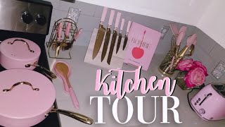 Girly Pink Glam Kitchen Tour | Updated 2023 🎀