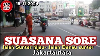 SUASANA SORE DI DANAU SUNTER,MOTOVLOG,MOTOVLOGINDONESIA,JAKARTA UTARA,18-11-2024