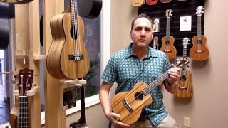 NEW! Pono Acacia Cutaway Deluxe Tenor Demo