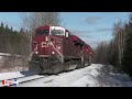 cp 8741 leads cp 120 east on the sherbrooke u0026 moosehead west subdivisions 2 13 23