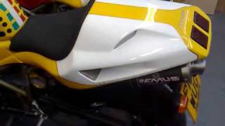 Tuned Ducati 916 with Remus revolution 50mm full system