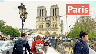 Paris France, HDR walking in Paris - Spring 2023 PARIS - 4K HDR 60 fps