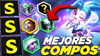 ✅ 7 MEJORES COMPOSICIONES FACILES de TFT SET 13 parche 13.3