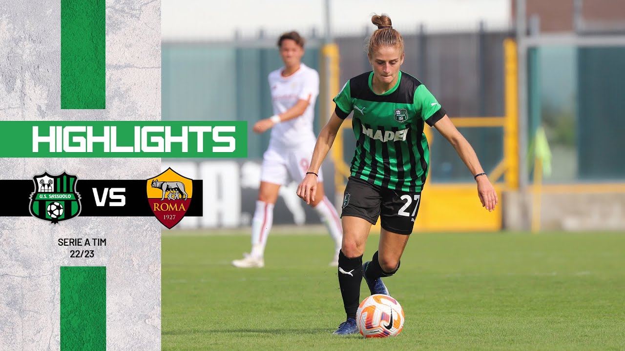 Serie A Femminile | Sassuolo-Roma 0-1 - YouTube