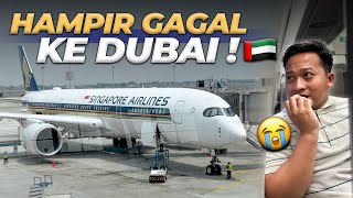 NYARIS TERTINGGAL PESAWAT DI SINGAPURA 😱 Perjalanan Menuju Dubai Part 2