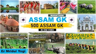 Assam Gk Marathon || 500 Best MCQ || Study insight