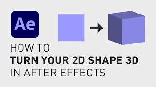 How to make a shape 3D in After Effects
