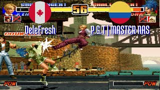 FT5 @kof96: DeleFresh (CA) vs P.G.T | MASTER NAS (CO) [King of Fighters 96 Fightcade] Jun 28