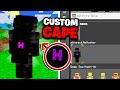 How To Get A CUSTOM CAPE on Minecraft Bedrock! (VISIBLE IN-GAME)