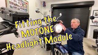 Triumph Bonneville SE 865 - Fitting the Motone H4 Headlight Module