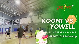 PExVC+ Frozen Yogurt Cup: Round 2 - Koomi vs. YoWell