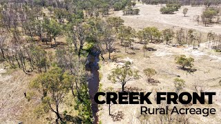 Over 2.2km's of Creek Frontage. Lifestyle Acreage SOLD.