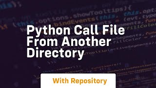 python call file from another directory