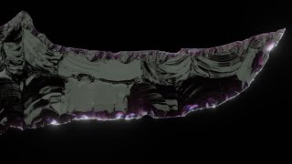Obsidian Knife & Material. Blender Tutorial