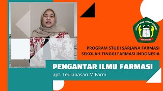 PENGANTAR ILMU FARMASI - STFI Bandung