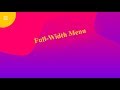 Responsive Overlay Menu Navigation | SVG Animated BackGround
