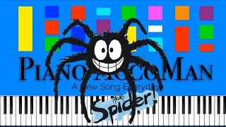 CBeebies - Spider! Theme Song (Slow Easy Medium) Piano Tutorial 4K