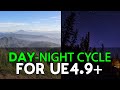 How to create a day-night cycle with Event Tick in Unreal Engine | No plugins required!