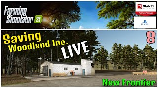 Let's Play LIVE / Saving Woodland Inc. / Ep 8 / FS25 / PS5 / RustyMoney