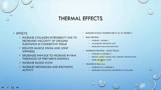 Ultrasound 8 Effects Thermal and Cavitation and Microstreaming